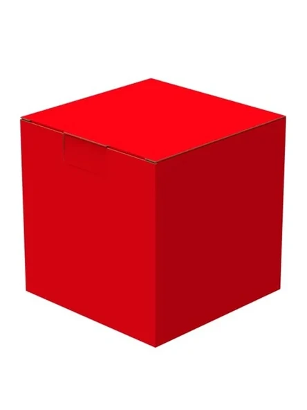 Kırmızı Kilitli E-Ticaret Karton Kargo Kutusu - 25 Adet ürün görseli 1