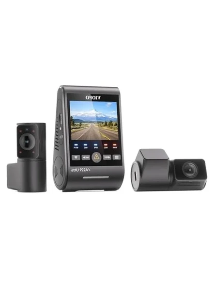Viofo A229 Ultra 3 Kameralı Ön+Arka+İç 4K+4K+1080P HDR Sony STARVIS 2 Sensörlü Wi-Fi 6 GPS'li Araç Kamerası ürün görseli 1