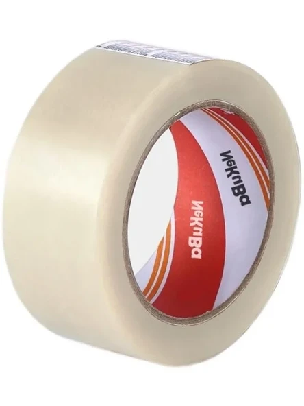 45mm Şeffaf Koli Bandı, 6'lı Paket, Dayanıklı ve Pratik Kullanım ürün görseli 1