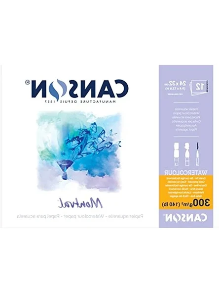 24x32 cm Suluboya Blokları, 300g Kalın Kağıt ile Yüksek Kalite ürün görseli 1