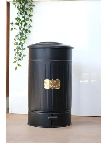 Paslanmaz Metal Pedallı Çöp Kovası, 30 Litre ürün görseli 1