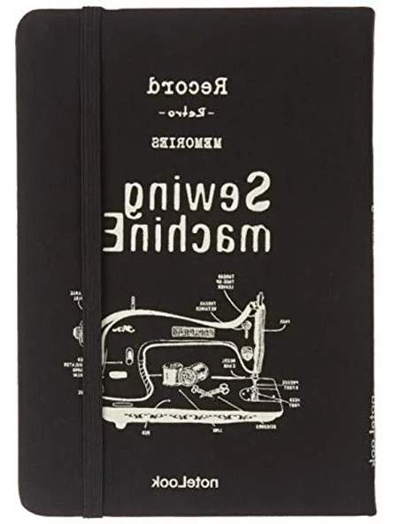 A6 Beyaz Çizgili Defter, Tekstil Kapak ile Şık ve Kullanışlı ürün görseli 1