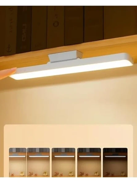 Masa Üstü Dokunmatik 3 Renkli Şarjlı Led Lamba, Okuma Lambası ürün görseli 1