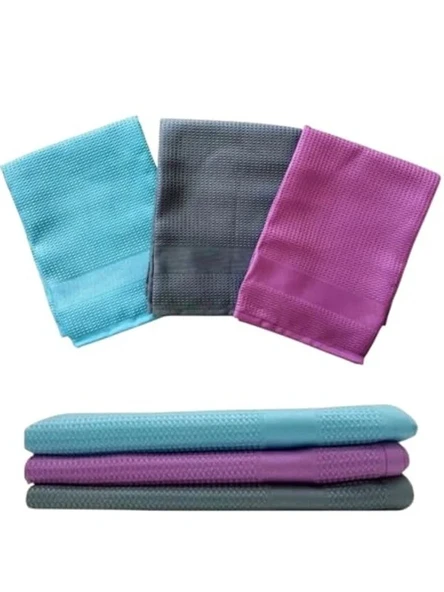 Yüksek Emicilikte Mikrofiber Bez Seti, 3 Adet, Temizlik İçin ürün görseli 1