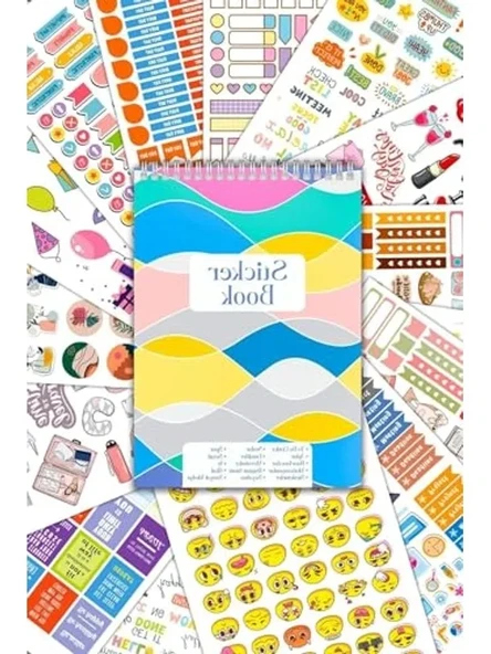 900+ Adet Sticker Defteri, My DIY, Planlayıcı ve Günlük İçin ürün görseli 1