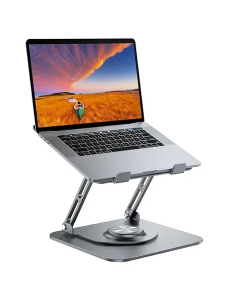 Ergonomik Dizüstü Bilgisayar Standı, Ayarlanabilir ve Katlanabilir ürün görseli 1