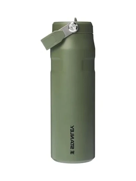 0.7 Litre Pipetli Su Şişesi, Haki Renkli Ergonomik Tasarım ürün görseli 1