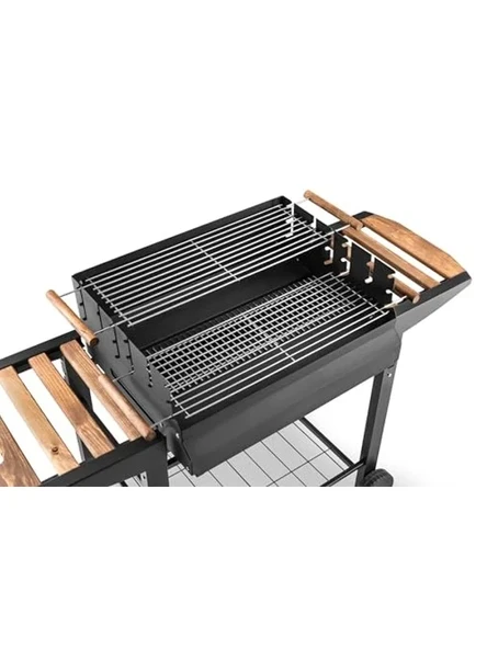 Kömürlü Barbekü Mangal, Önlük Hediyeli - Resim 2