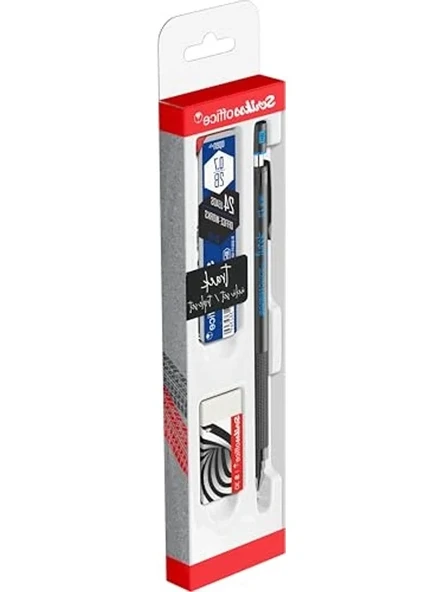 Scrikss Office Track 3'Lü Set 0. 7 mm Mavi - Resim 2