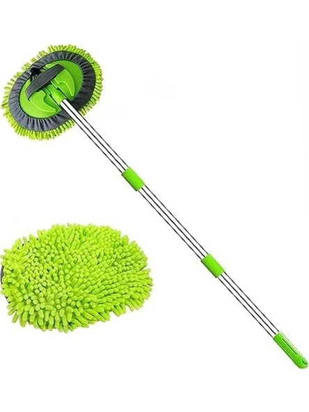 Uzun Saplı Araba Yıkama Fırçası - Mikrofiber Temizlik Seti ürün görseli 1