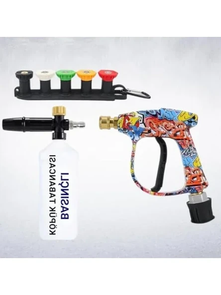 5 Nozzle Seti, Basınçlı Yıkama Makinesi İçin Uygun Ekipman, Aracınızı Kolayca Yıkayın ürün görseli 1