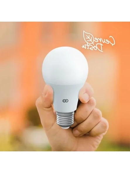10'lu Gün Işığı LED Ampul, 9W E27 Enerji Tasarruflu - Resim 2