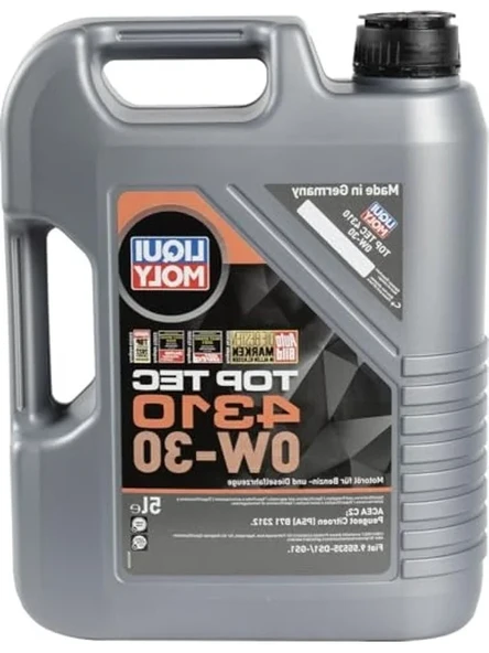 5 Litre 0W-30 Motor Yağı, Yüksek Verimlilik ve Güvenilir Otomotiv Bakım Çözümü ürün görseli 1