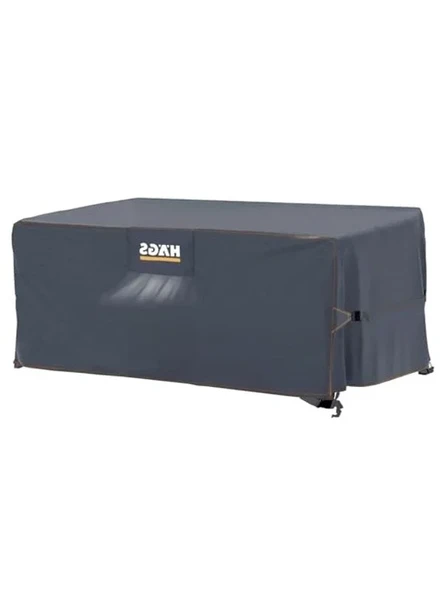 Su Geçirmez Bahçe Masa Örtüsü, Heavy Duty Oxford Kumaş, Gri ürün görseli 1