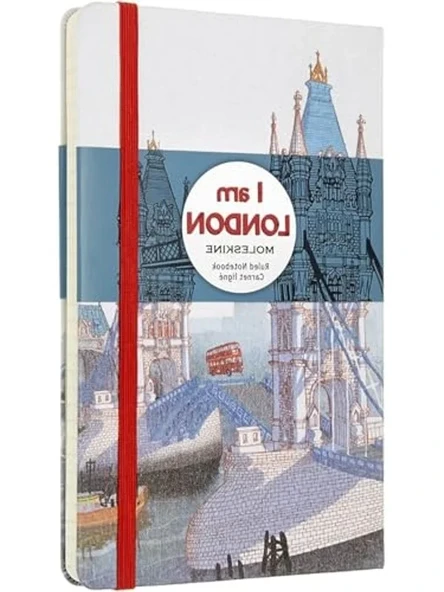 Özel Tasarımlı L Boy Çizgili Defter, London Temalı ürün görseli 1