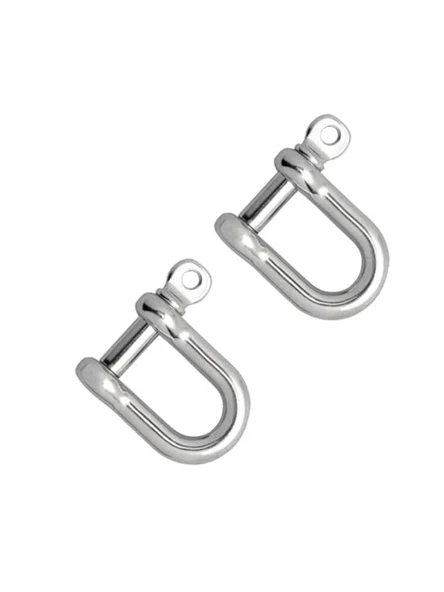Kilitli Karabina ve Zincir Kilidi, 6 mm, 2 Adet ürün görseli 1