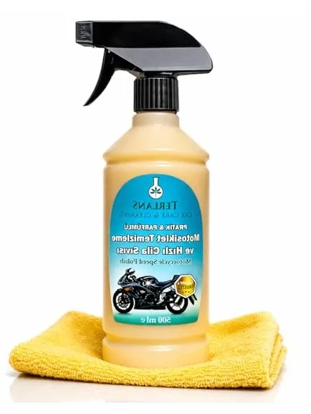 Motosiklet Temizleyici Parlatıcı, Hızlı Cila, 500 ml Sprey ürün görseli 1