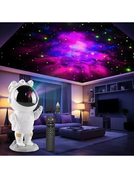 Gece Lambası, Uzaktan Kumandalı ve Çok Renkli Nebula Tasarımı ürün görseli 1