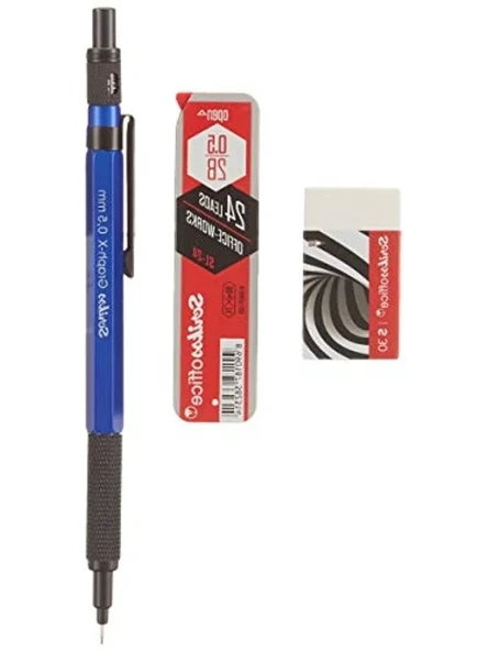 3'lü Set Versatil Kalem, 0.5 mm Mavisilgi Renk ile Yazma Keyfi ürün görseli 1