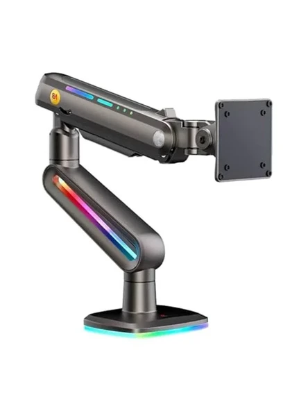 RGB Aydınlatmalı Profesyonel Oyuncu Monitör Standı, 32"-60" Uyumlu ürün görseli 1
