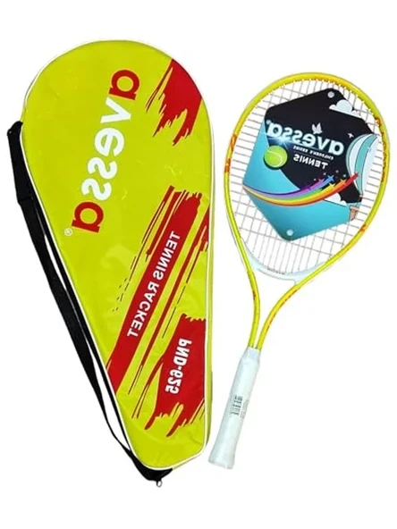 Sarı Tenis Raketi, Panda Desenli, Kullanışlı ürün görseli 1