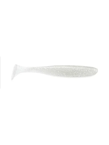 Easy Shiner 4.5" #370S Clear Silver Glow Silikon Yem ürün görseli 1