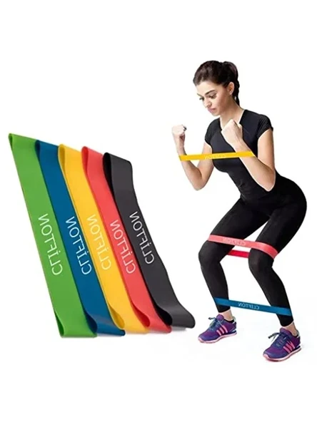 5 Farklı Dirençte Squat Bandı, Fitness İçin Uygun ürün görseli 1