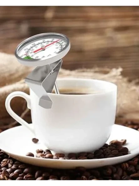 Dayanıklı Metal Gövdeli Analog Termometre - Resim 3