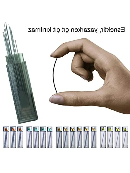 0,3mm Mekanik Kalem Uç Tüpü - 12 Adet - Resim 3