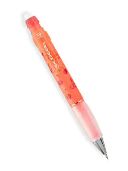 0.7mm Mekanik Kurşun Kalem, Fosforlu Kırmızı ürün görseli 1