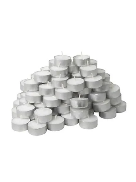 Kokusuz 100 Adet Tealight Mum (Ev Tatil Parti Dekoru) ürün görseli 1