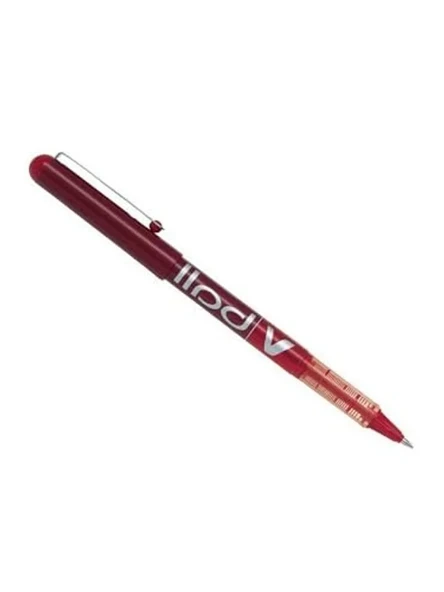 Kırmızı Renkli 0.5 mm V Ball Kalem ile Keskin Çizgiler ürün görseli 1