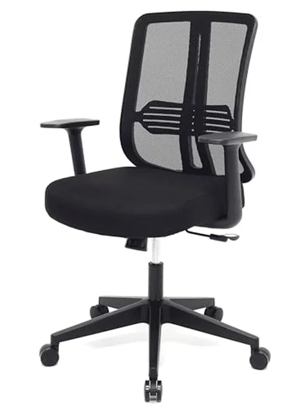 Konforlu Ofis Çalışma Koltuğu, Siyah Renk, Ergonomik Tasarım ürün görseli 1