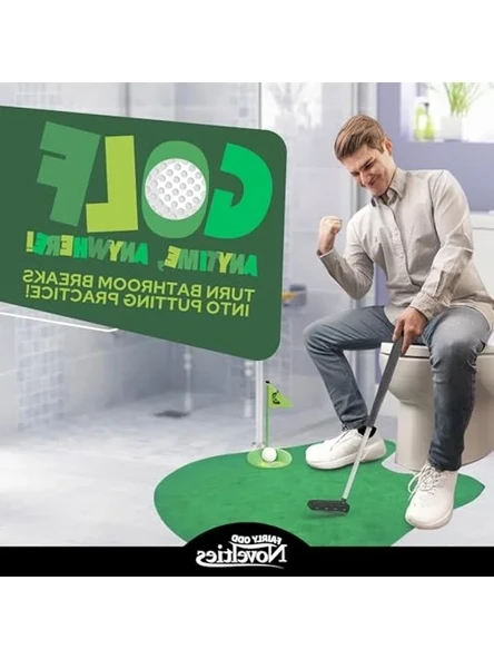 Potty Putter Toilet Time Golf me - - Resim 2