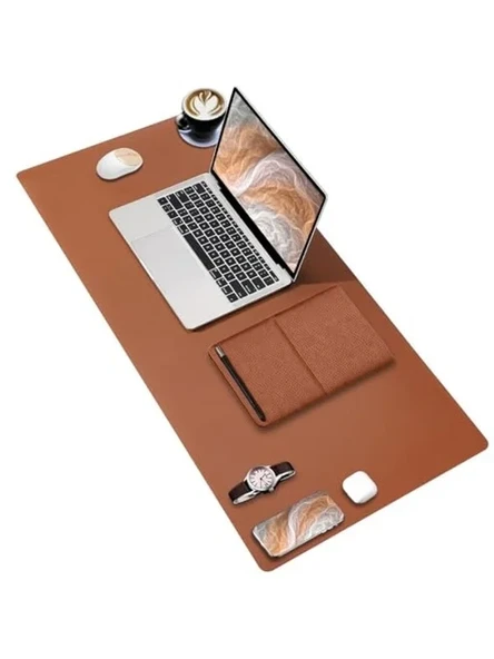 Büyük Boy PU Deri Mouse Pad, Dikişli Kenar, Dayanıklı Ofis Kullanımı ürün görseli 1