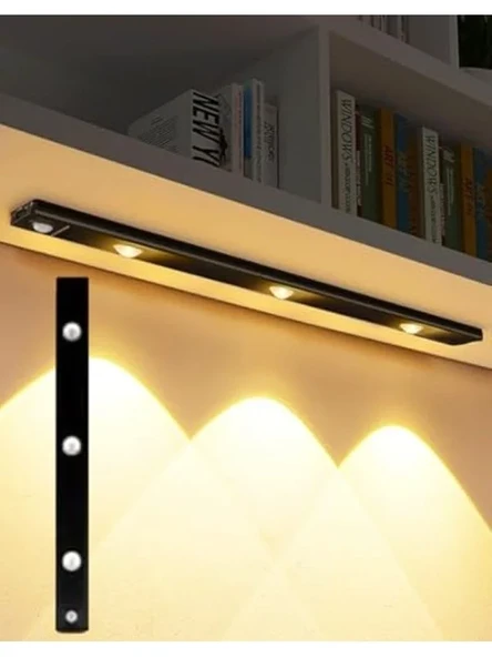 Harekete Duyarlı LED Gece Lambası, 40 cm Uzunluğunda, USB Şarjlı ürün görseli 1