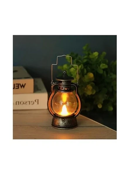 Pilli mini led gaz lambası, taşınabilir dekoratif aydınlatma ürün görseli 1