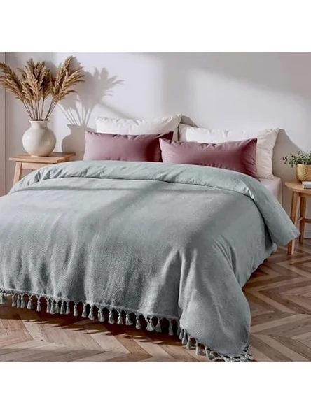 200x220 cm Pamuk İplik Koltuk ve Yatak Örtüsü, Nefes Alır ve Yakmaz ürün görseli 1