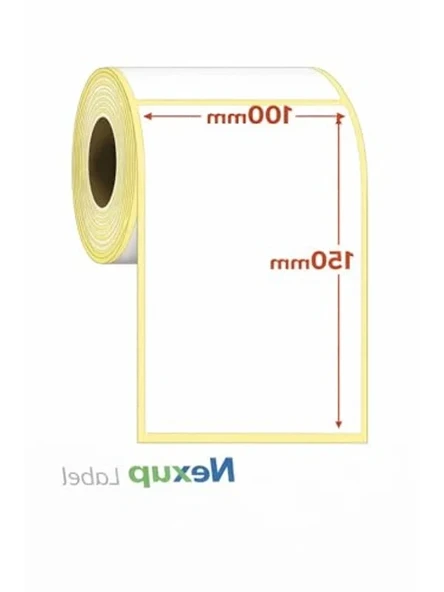 100x150 mm Termal Etiket - Barkod ve Adres Etiketleri, Yazıcılar İçin Uyumlu ürün görseli 1
