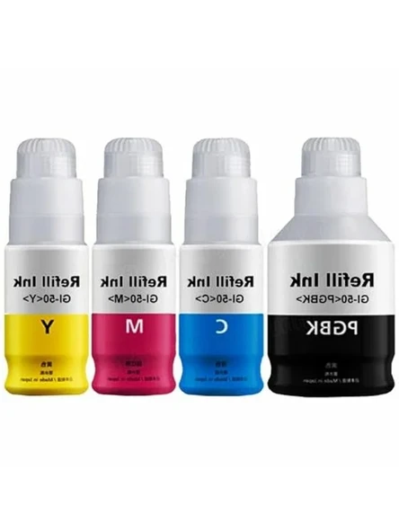 Photo Print® Canon Pixma G6040 (Yeni Seri) 4 Renk Mürekkep Seti - Renkli ürün görseli 1