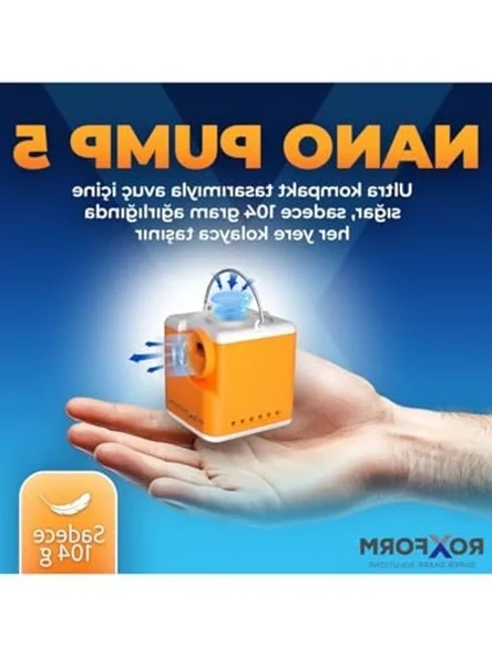 Taşınabilir Hava Pompası - 2400 mAh ile Üç Kademeli Aydınlatma ürün görseli 1