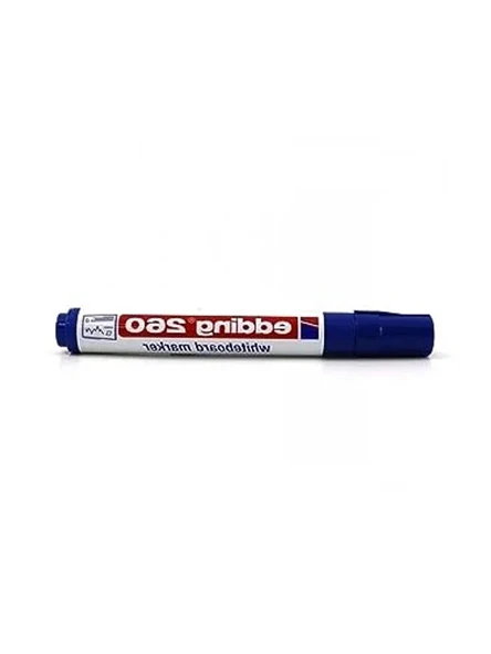 Mavi Renkli 10'lu Set Whiteboard Marker, Edding 260 ürün görseli 1