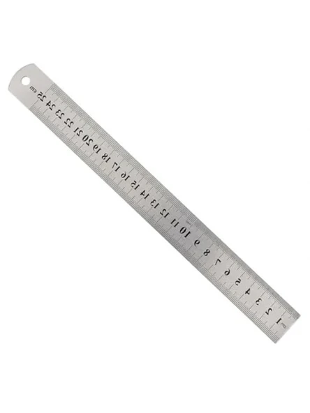 25 cm Boyunda Çelik Cetvel, Ölçüm ve Çizim İçin Dayanıklı Araç ürün görseli 1