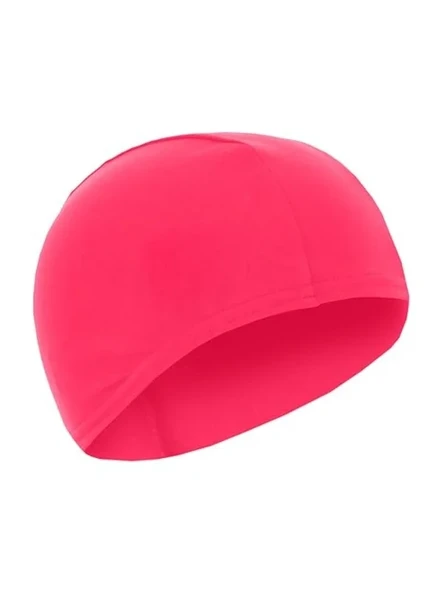 Çocuk Polyester Yüzücü Bonesi, Pembe Renk Seçeneği ile - Resim 2