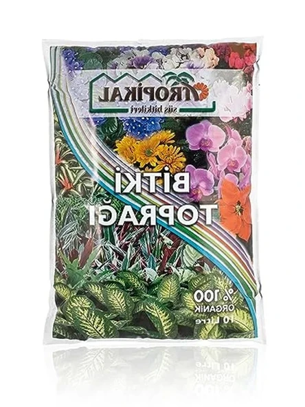 Tropikal Bitki Toprağı - 10 Litre Hacminde Organik İçerik ürün görseli 1
