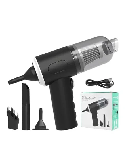 Şarjlı Oto Süpürge 120W, 6000Pa Güç ve Üfleme Özelliği ile Mini El Süpürgesi ürün görseli 1