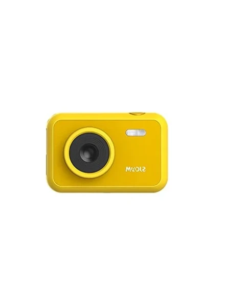 SJCAM FunCam Çocuklar için Fotoğraf Makinesi ve Kamera 1080p 12MP 2'' HD Ekran Çerçeveler ve Kok Filtreler Snake ve Tetris Oyunları Otomatik Kapanma Zamanlayıcı Hızlandırılmış Çekim Sarı ürün görseli 1