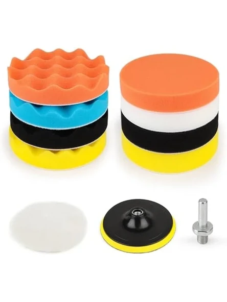 115mm Pasta Cila Ped Seti, 11 Parça Oto Parlatma Pedi ürün görseli 1