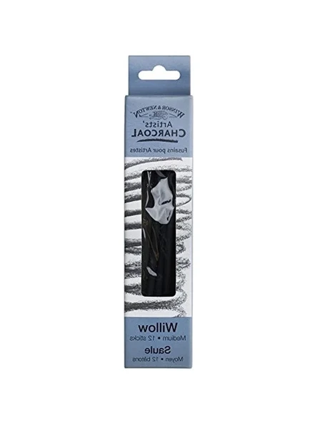 Willow Charcoal Sticks, Medium, 12/Pkg. ürün görseli 1