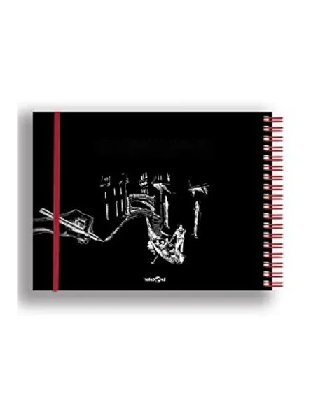 Sert Kapaklı Spiralli Çizim Eskiz Defteri 120 gr, 20x27 cm, 96 Sayfa ürün görseli 1